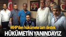 MHP'den Hükümete tam destek Hükümetin yanındayız