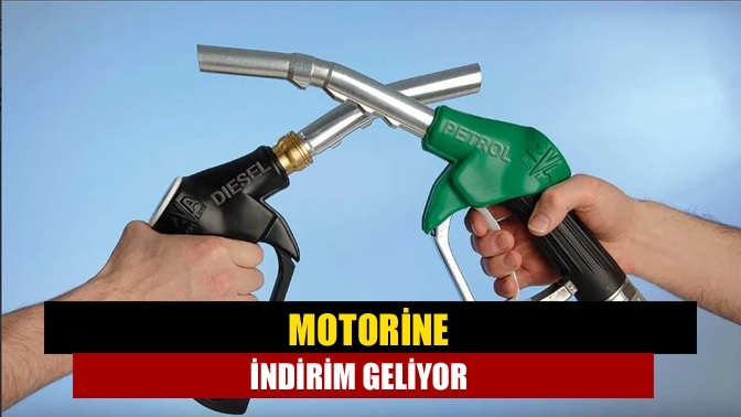 Motorine indirim geliyor