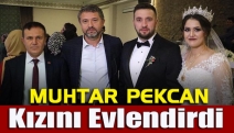 Muhtar Pekcan, kızını evlendirdi