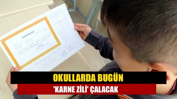 Okullarda Bugün 'karne zili' çalacak