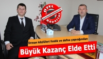 Orman köylüleri fındık ve defne yaprağından büyük kazanç elde etti