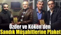 Özder ve Köken’den sandık müşahitlerine plaket