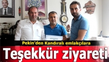 Pekin’den Kandıralı emlakçılara teşekkür ziyareti