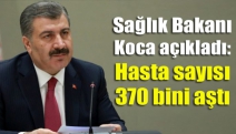 Sağlık Bakanı Koca açıkladı: Hasta sayısı 370 bini aştı