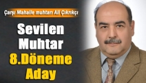 Sevilen muhtar 8. döneme aday