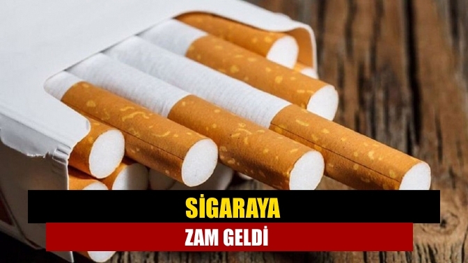 Sigaraya zam geldi