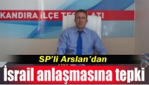 SP’li Arslan’dan İsrail anlaşmasına tepki