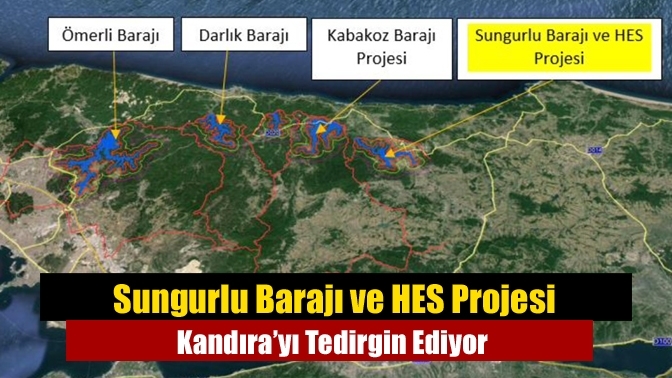 Sungurlu Barajı ve HES Projesi Kandıra’yı Tedirgin Ediyor