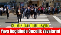 Sürücüler Unutmayın, Yaya Geçidinde Öncelik Yayaların!