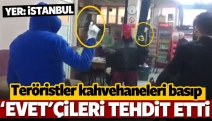 Teröristler kahvehaneleri basıp 'evet' diyenleri tehdit etti