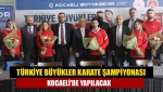 Türkiye Büyükler Karate Şampiyonası Kocaeli'de yapılacak