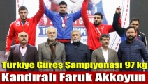 Türkiye Güreş Şampiyonası 97 kg Kandıralı Faruk Akkoyun