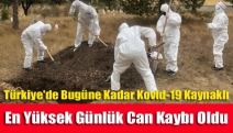 Türkiye'de bugüne kadar Kovid-19 kaynaklı en yüksek günlük can kaybı oldu