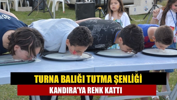 Turna Balığı Tutma Şenliği Kandıra'ya renk kattı