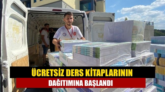 Ücretsiz ders kitaplarının dağıtımına başlandı