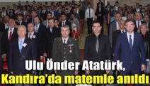 Ulu Önder Atatürk, Kandıra’da matemle anıldı
