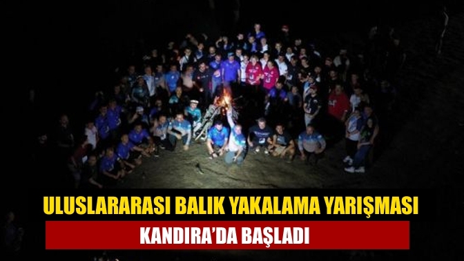 Uluslararası balık yakalama yarışması Kandıra’da başladı