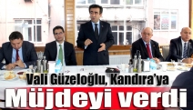 Vali Güzeloğlu, Kandıra’ya müjdeyi verdi