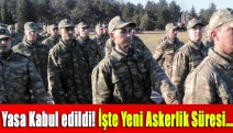 Yasa kabul edildi! İşte yeni askerlik süresi...