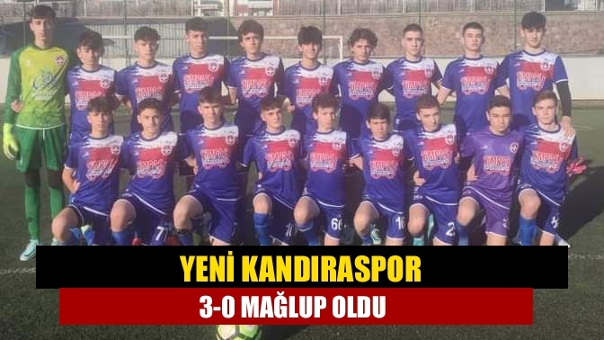 Yeni Kandıraspor 3-0 mağlup oldu