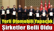 Yerli Otomobili Yapacak Şirketler Belli Oldu