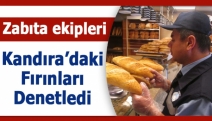 Zabıta ekipleri Kandıra’daki fırınları denetledi