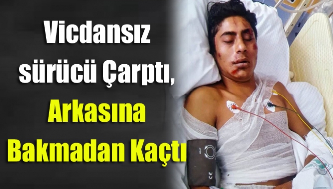 Vicdansız sürücü Çarptı, Arkasına Bakmadan Kaçtı