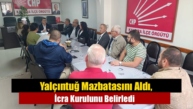 Yalçıntuğ Mazbatasını Aldı, İcra Kurulunu Belirledi
