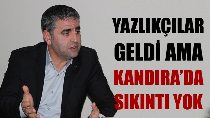 Yazlıkçılar geldi ama Kandıra’da sıkıntı yok