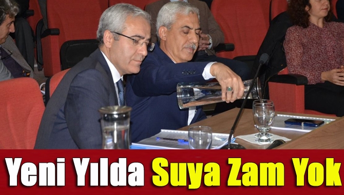 Yeni yılda suya zam yok