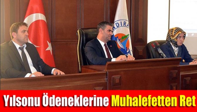 Yılsonu Ödeneklerine Muhalefetten Ret