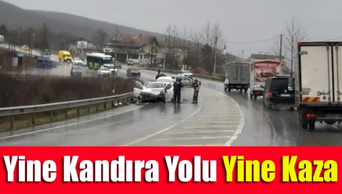 Yine Kandıra yolu yine kaza