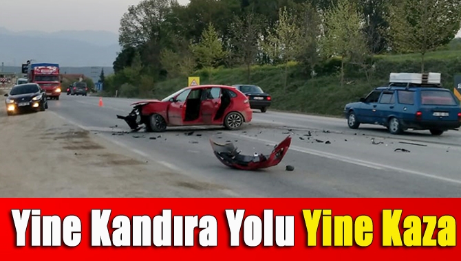 Yine Kandıra yolu yine kaza