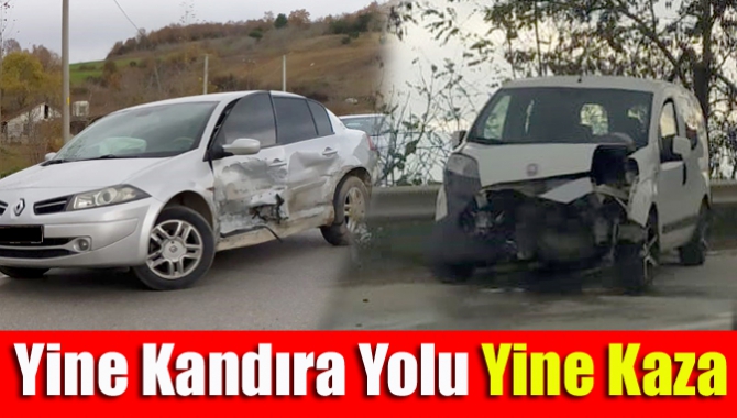 Yine Kandıra yolu yine kaza