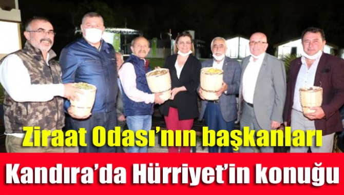 Ziraat Odası’nın başkanları Kandıra’da Hürriyet’in konuğu