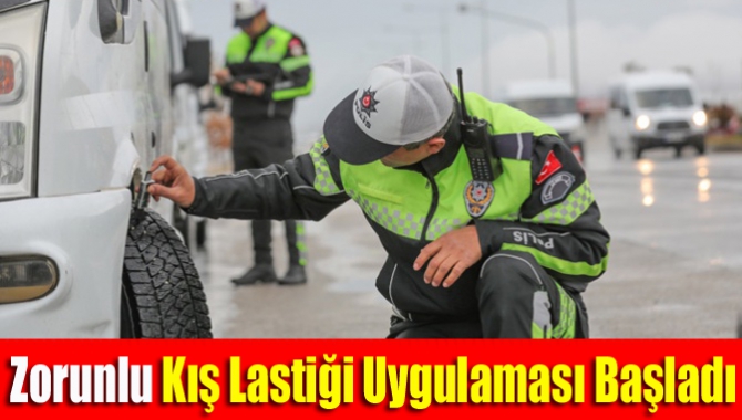 Zorunlu kış lastiği uygulaması başladı