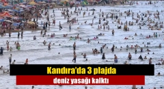 Kandıra’da 3 plajda deniz yasağı kalktı