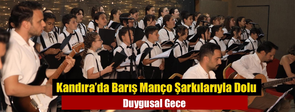 Kandıra’da Barış Manço Şarkılarıyla Dolu Duygusal Gece