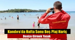 Kandıra’da Hafta Sonu Beş Plaj Hariç Denize Girmek Yasak