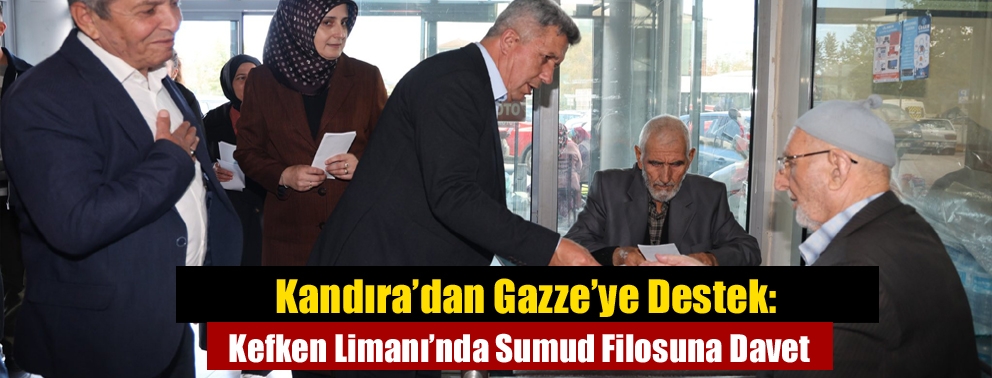 Kandıra’dan Gazze’ye Destek: Kefken Limanı’nda Sumud Filosuna Davet