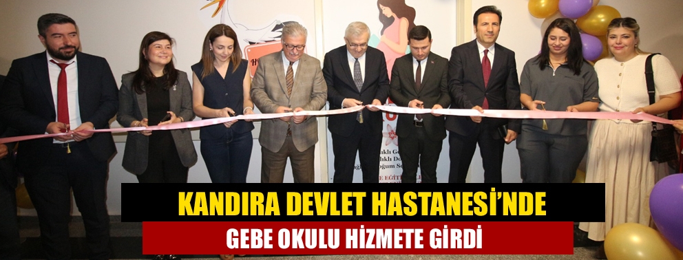 Kandıra Devlet Hastanesi’nde Gebe Okulu Hizmete Girdi