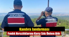 Kandıra Jandarması Fındık Hırsızlıklarına Karşı Sıkı Önlem Aldı