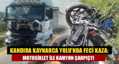 Kandıra Kaynarca Yolu’nda Feci Kaza: Motosiklet ile Kamyon Çarpıştı
