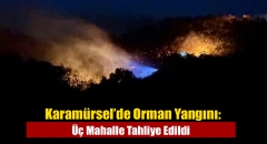Kocaeli’nin Karamürsel ilçesinde öğle saatlerinde başlayan orman yangını, rüzgarın etkisiyle büyüyerek yerleşim alanlarına sıçradı. Akçat köyü başta olmak üzere bazı bölgelerde evler zarar gördü. Yangın Öğle Saatlerinde Başladı Saat 12.30 sıraların