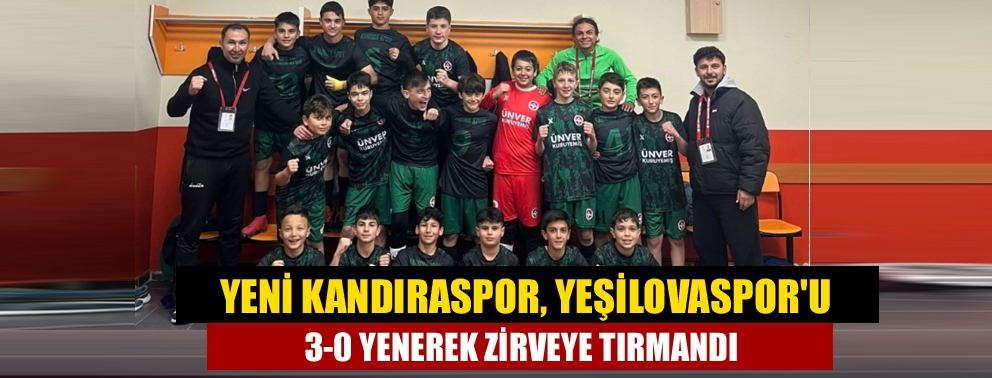 Yeni Kandıraspor, Yeşilovaspor'u 3-0 Yenerek Zirveye Tırmandı